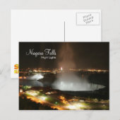 Niagara Falls, Night Lights - Carte postale (Devant / Derrière)