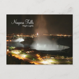 Niagara Falls, Night Lights - Carte postale