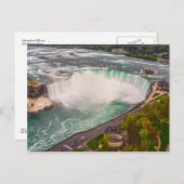 Niagara Falls on Canvas Post Card Briefkaart (Voorkant / Achterkant)