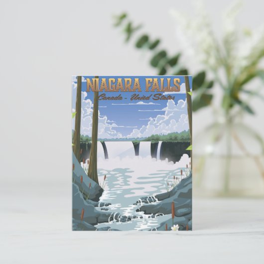 Niagara Falls Reisposter (Staand voorkant)
