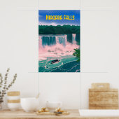 Niagara Falls Reisposter Poster (Keuken)