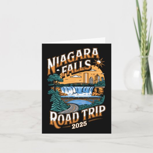Niagara Falls Roadtrip 2025 - Zomer Vakantie Kaart (Voorkant)