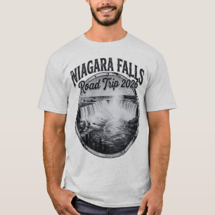 Niagara Falls Roadtrip 2026 Retro Reisontwerp T-shirt