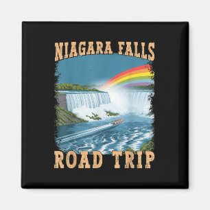 Niagara Falls Roadtrip Souvenir Zomer Vakantie N Magneet