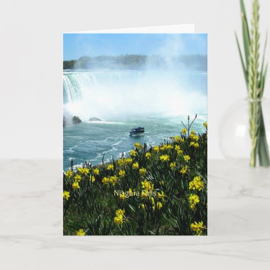 Niagara Falls, Scenic Photograph Kaart (Voorkant)