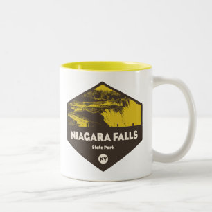Niagara Falls State Park New York Tweekleurige Koffiemok