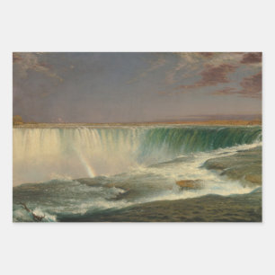 Niagara Falls van Frederic Edwin Church Inpakpapier Vel