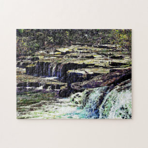 Niagara Herfst NY - Uitzicht van Luna Island Legpuzzel