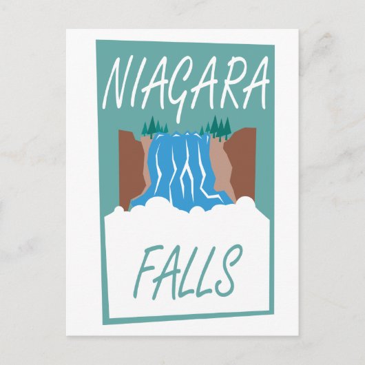 Niagara Herfst Poster Briefkaart (Voorkant)