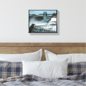 Niagara Herfst Poster Canvas Afdruk (Insitu (Slaapkamer))