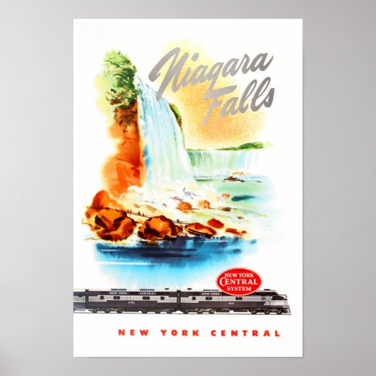 Niagara Herfst vintage-poster Poster (Voorkant)