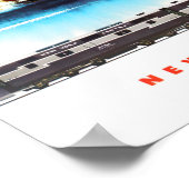 Niagara Herfst vintage-poster Poster (Hoek)