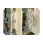 Niagara Herfsten, 1818 (kleurgraving) Magneet (Horizontaal)