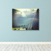 Niagara Herfsten Afbeelding Canvas Afdruk (Insitu (Houten vloer))