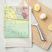 Niagara Herfsten and Vicinity  Map 1885 Theedoek (Quarter Fold)