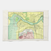 Niagara Herfsten and Vicinity  Map 1885 Theedoek (Horizontaal)