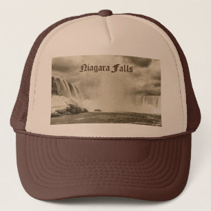 Niagara Herfsten Antiek Sepia Trucker Hat Pet