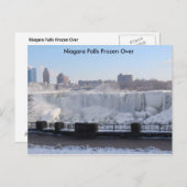 Niagara Herfsten, bevroren Briefkaart (Voorkant / Achterkant)