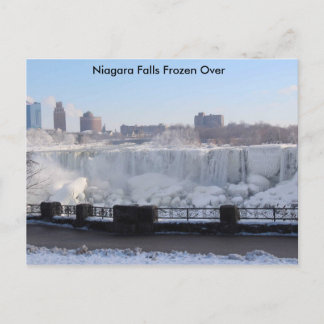 Niagara Herfsten, bevroren Briefkaart