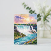 Niagara Herfsten Briefkaart (Staand voorkant)