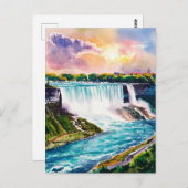 Niagara Herfsten Briefkaart (Voorkant / Achterkant)