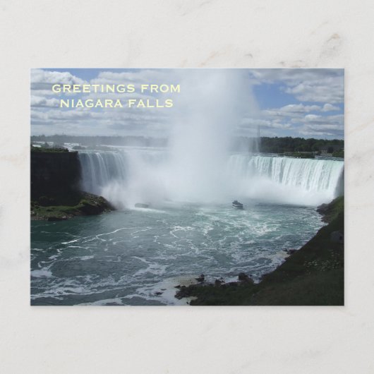 Niagara Herfsten Briefkaart (Voorkant)