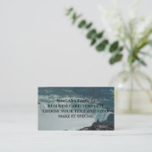 NIAGARA HERFSTEN BUSINESS CARD TEMPLATE VISITEKAARTJE (Staand voorkant)