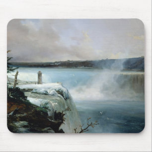 Niagara Herfsten, c.1837-40 (olie op canvas) Muismat