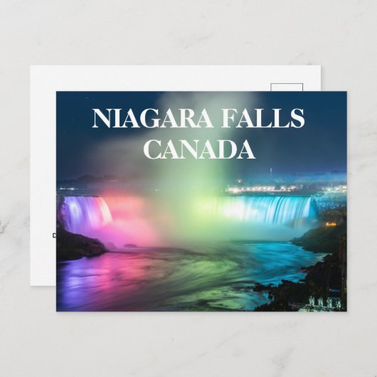 Niagara Herfsten Canada Briefkaart (Voorkant / Achterkant)
