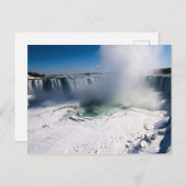 Niagara Herfsten, Canada in de winter Briefkaart (Voorkant / Achterkant)