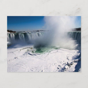 Niagara Herfsten, Canada in de winter Briefkaart