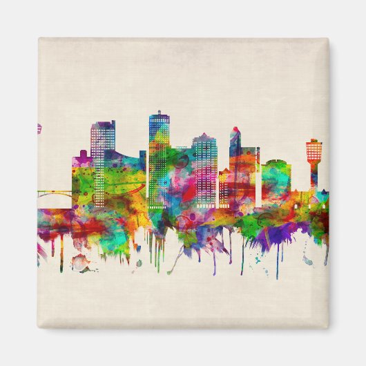 Niagara Herfsten Canada Skyline Magneet (Voorkant)