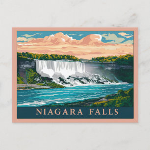 Niagara Herfsten Canada, Verenigde Staten Briefkaart