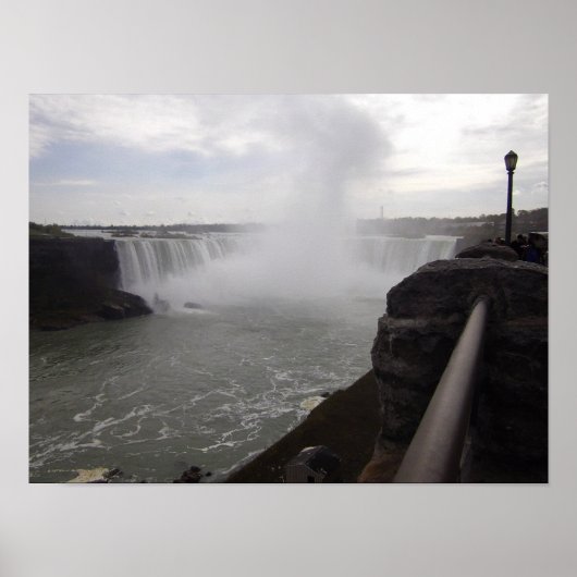 Niagara Herfsten Canadian Side Waterfall Photo Pos Poster (Voorkant)