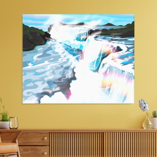 Niagara Herfsten Canvas Afdruk (Insitu (Woonkamer))