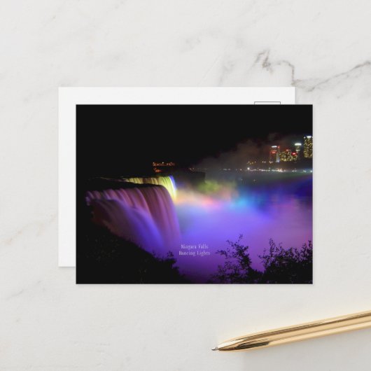 Niagara Herfsten, Danslights Briefkaart (Voorkant / Achterkant in situ)