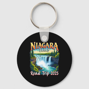 Niagara Herfsten Familie Vakantie Road Trip 2025 T Sleutelhanger