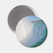 Niagara Herfsten Hoefijzer Herfsten en regenboog Magneet (Voorkant / Achterkant)