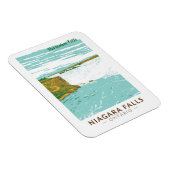 Niagara Herfsten Hoefijzer Herfsten Reizen Kunst V Magneet (Rechterzijde)