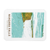 Niagara Herfsten Hoefijzer Herfsten Reizen Kunst V Magneet (Horizontaal)