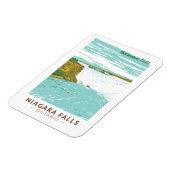 Niagara Herfsten Hoefijzer Herfsten Reizen Kunst V Magneet (Linkerzijde)