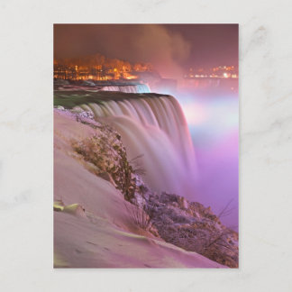 Niagara-Herfsten in de winter van het punt Prospec Briefkaart
