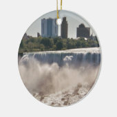 Niagara Herfsten Keramisch Ornament (Links)