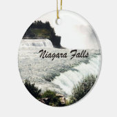 Niagara Herfsten Keramisch Ornament (Links)
