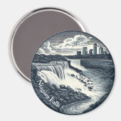 Niagara Herfsten  magneet (Voorkant / Achterkant)