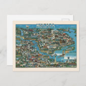 Niagara Herfsten Map Briefkaart (Voorkant / Achterkant)