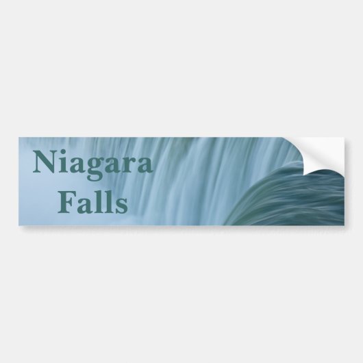 Niagara-Herfsten met tekst Bumpersticker (Voorkant)