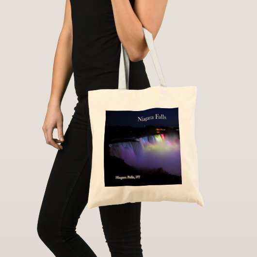 Niagara Herfsten nachtelijke canvas tas (Voorkant (product))