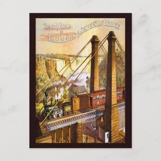 Niagara Herfsten New York Foto Uitzichten Briefkaart (Voorkant)