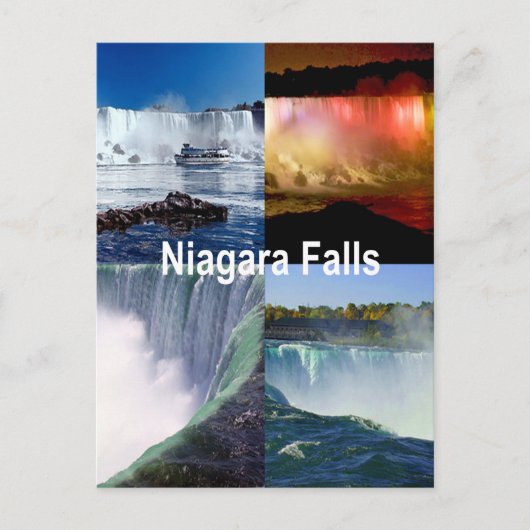 Niagara Herfsten New York Foto Uitzichten Briefkaart (Voorkant)